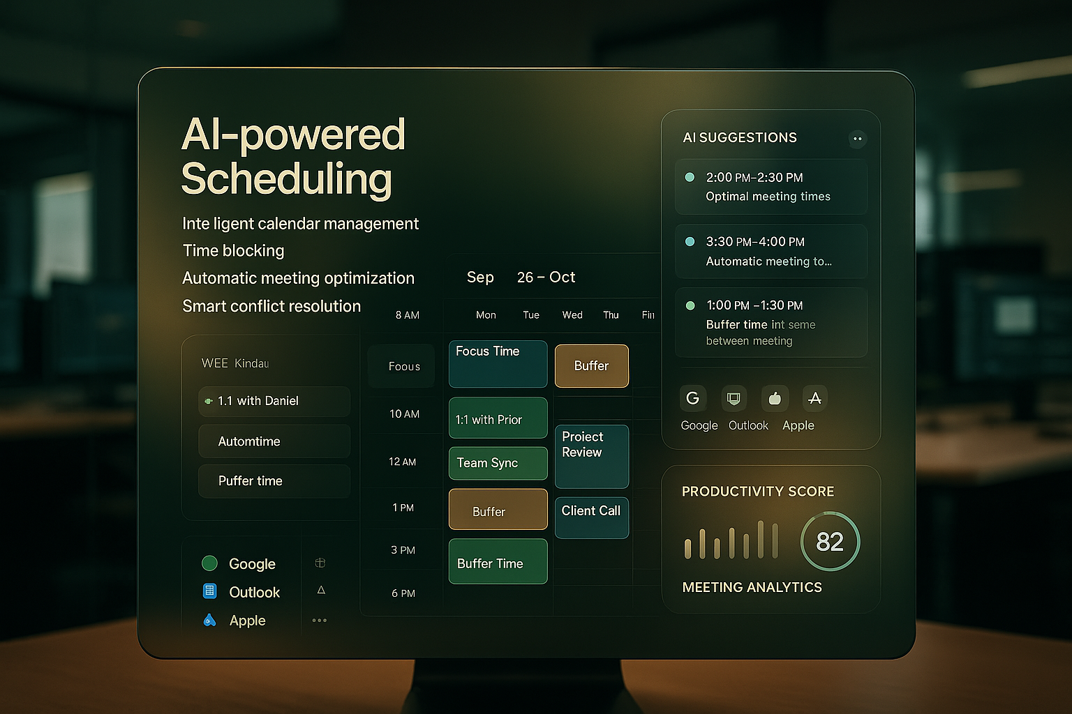 Pipstario Scheduler AI Interface